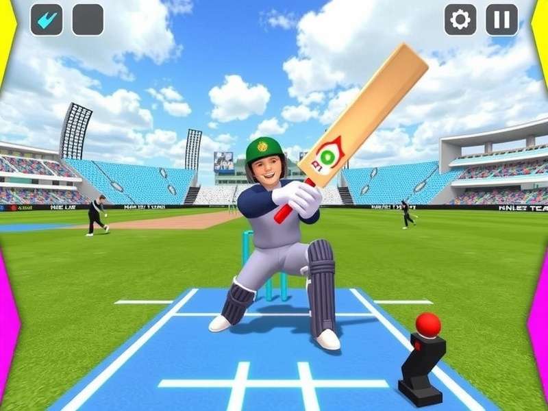 VR Cricket Master Blaster gameplay screenshot